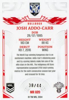 2023 NRL Traders Elite - Mojo Ruby #MR020 Josh Addo-Carr Back